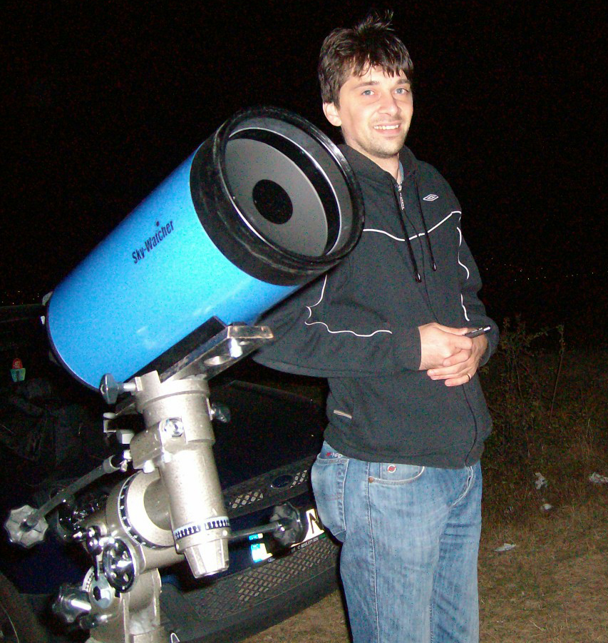 Cristian Mihaila si telescopul